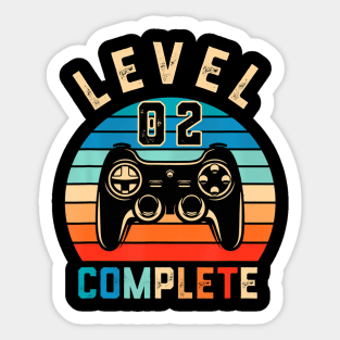 Level 2 Complete Celebrate 2nd Sticker